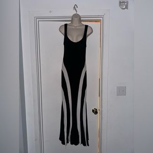 Black and White Maxi Dress